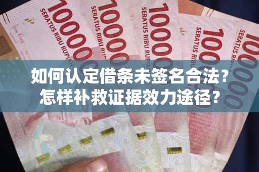 北京如何认定借条未签名合法?怎样补救证据效力途径? 北京如何认定借条未签名合法?怎样补救证据效力途径?