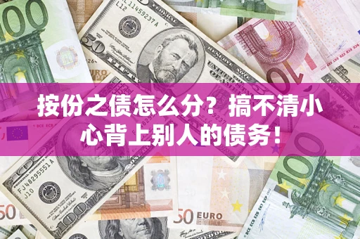 北京按份之债怎么分?搞不清小心背上别人的债务! 北京按份之债怎么分?搞不清小心背上别人的债务!